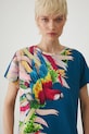 Medicine t-shirt bawełniany RS25.TSD853 turkusowy