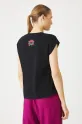 Odzież T-shirt bawełniany damski z nadrukiem kolor czarny RS25.TSDA01 czarny