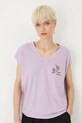 Medicine t-shirt bawełniany fioletowy RS25.TSDA10