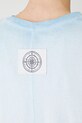 T-shirt bawełniany damski z kolekcji Medicine x Słowiński Park Narodowy kolor niebieski RS25.TSDA50