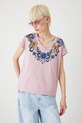 Medicine t-shirt bawełniany RS25.TSDA54 różowy RS25