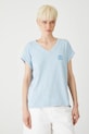 T-shirt bawełniany damski z kolekcji Medicine x Słowiński Park Narodowy kolor niebieski RS25.TSDA55 niebieski RS25