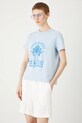 Medicine t-shirt bawełniany niebieski RS25.TSDB00