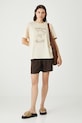 Medicine tricou din bumbac RS25.TSDB10 bej RS25