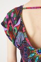 T-shirt bawełniany damski wzorzysty RS25.TSDC03 multicolor