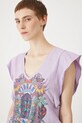 Medicine tricou din bumbac violet RS25.TSDC04