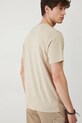 Odzież T-shirt bawełniany męski gładki kolor beżowy RS25.TSM091 beżowy