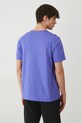 Odzież T-shirt bawełniany męski gładki kolor fioletowy RS25.TSM091 fioletowy