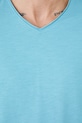 Bavlnené tričko pánske hladký tyrkysová farba RS25.TSM091 tyrkysová