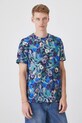 T-shirt bawełniany męski z kolekcji Eviva L'arte kolor czarny RS25.TSM264 niebieski