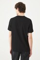 T-shirt bawełniany męski z kolekcji Dzień Kota kolor czarny czarny RS25.TSM350