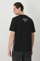 Oblečenie Bavlnené tričko pánske Metallica čierna farba RS25.TSM671 čierna