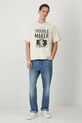 Medicine t-shirt bawełniany RS25.TSM678 beżowy RS25