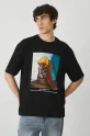 Medicine t-shirt bawełniany RS25.TSM851 czarny