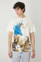 Medicine t-shirt bawełniany RS25.TSM859 beżowy RS25