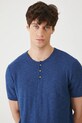 Medicine tricou din amestec de in fixat albastru RS25.TSM930