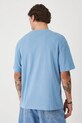 Odzież T-shirt bawełniany męski gładki kolor niebieski RS25.TSMA01 niebieski