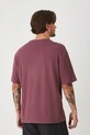 Odzież T-shirt bawełniany męski gładki kolor fioletowy RS25.TSMA01 fioletowy