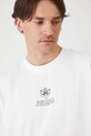 T-shirt bawełniany męski z kolekcji Medicine x Słowiński Park Narodowy kolor biały RS25.TSMA57 biały