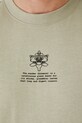 T-shirt bawełniany męski z kolekcji Medicine x Słowiński Park Narodowy kolor zielony RS25.TSMA57