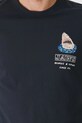T-shirt bawełniany męski Jaws kolor granatowy RS25.TSMA79 granatowy