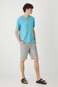 Medicine tricou din bumbac RS25.TSMB03 turcoaz RS25