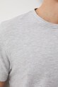 T-shirt bawełniany męski z fakturą kolor szary RS25.TSMB04 szary