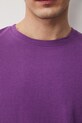 T-shirt bawełniany męski z fakturą kolor fioletowy RS25.TSMB04 fioletowy