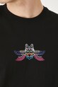 T-shirt bawełniany męski z nadrukiem kolor czarny RS25.TSMC15 czarny