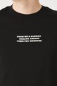 T-shirt bawełniany męski z nadrukiem kolor czarny RS25.TSMC17 czarny