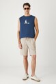 Medicine tricou din bumbac RS25.TTMB12 bleumarin RS25