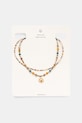 Sada řetízků dámská jantarová 2-pack vícebarevná RS26-ASD700