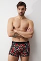 Bokserki bawełniane męskie z elastanem wzorzyste (2-pack) dzianina multicolor RS26-BIM400