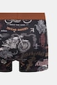 Bavlnené boxerky vzorované s elastanom (2-pack) RS26-BIM402
