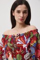 Medicine bluzka hiszpanka damska z wiskozą multicolor RS26-BKD072