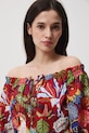 Medicine bluzka hiszpanka damska z wiskozą multicolor RS26-BKD072