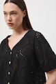 Medicine bluzka damska bawełniana czarny RS26-BKD652