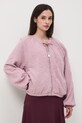 Medicine bluza rozpinana damska różowy RS26-BLD703