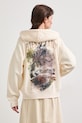 Bluza rozpinana z kapturem damska z kolekcji Bieszczadzki Park Narodowy x Medicine beżowy RS26-BLD850