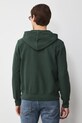 Medicine bluza rozpinana z kapturem męska bawełniana z elastanem zielony RS26-BLM051