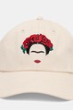 Akcesoria Medicine czapka z daszkiem bawełniana RS26-CAD450 beżowy