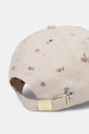 Medicine czapka z daszkiem damska bawełniana beżowy RS26-CAD500