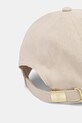 Akcesoria Czapka z daszkiem damska z lnu i bawełny RS26-CAD701 beżowy