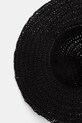 Kapelusz damski pleciony czarny RS26-CAD709