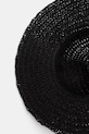 Kapelusz damski pleciony czarny RS26-CAD709