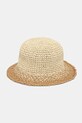 Kapelusz damski pleciony beżowy RS26-CAD712