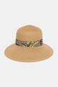 Kapelusz damski pleciony beżowy RS26-CAD718