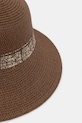 Medicine kapelusz damski pleciony RS26-CAD718 brązowy RS26