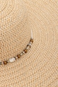 Kapelusz damski pleciony RS26-CAD720 beżowy RS26