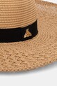 Akcesoria Kapelusz z szerokim rondem damski pleciony handmade RS26-CAD914 beżowy